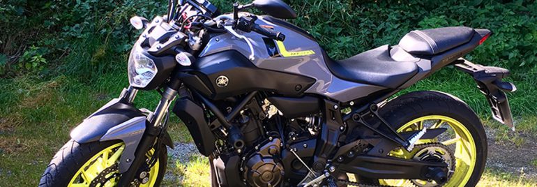 Die Yamaha MT 07
