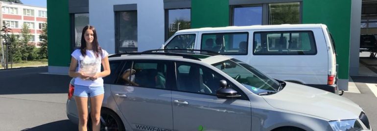 So nun darf die Janine die Straßen unsicher machen 😉