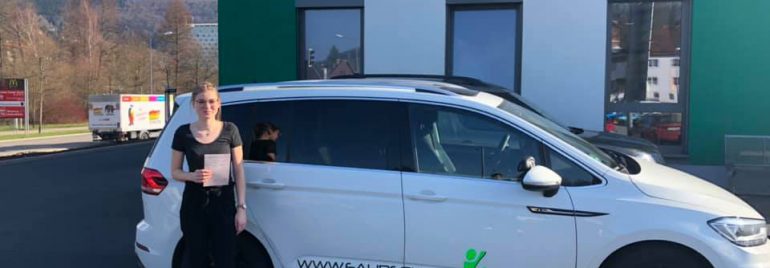 Die Caro hat nun ihren Schein…